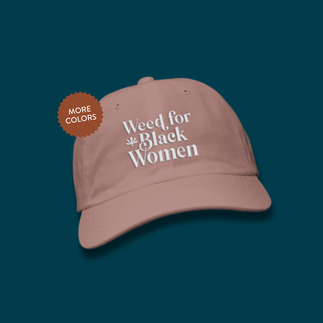 Weed For Black Women Logo Cap