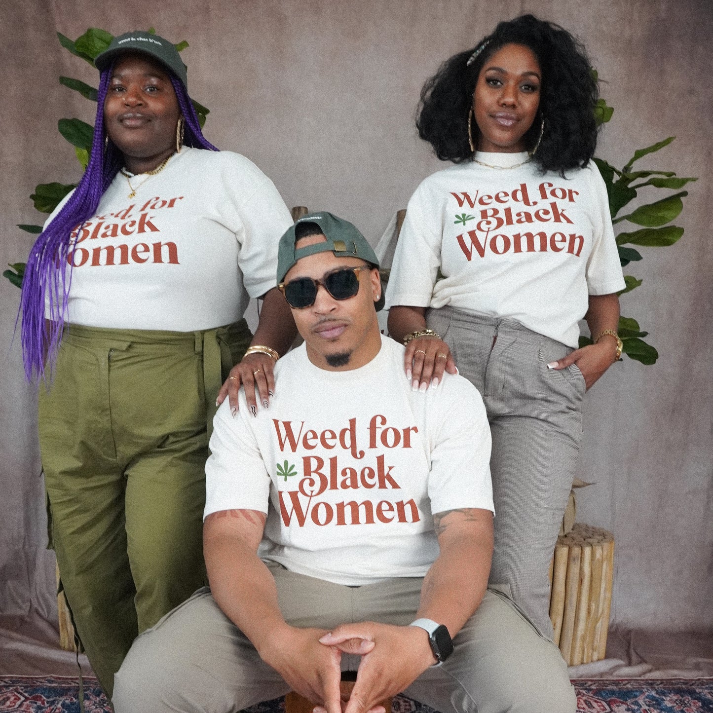 Weed For Black Women Logo T-Shirt