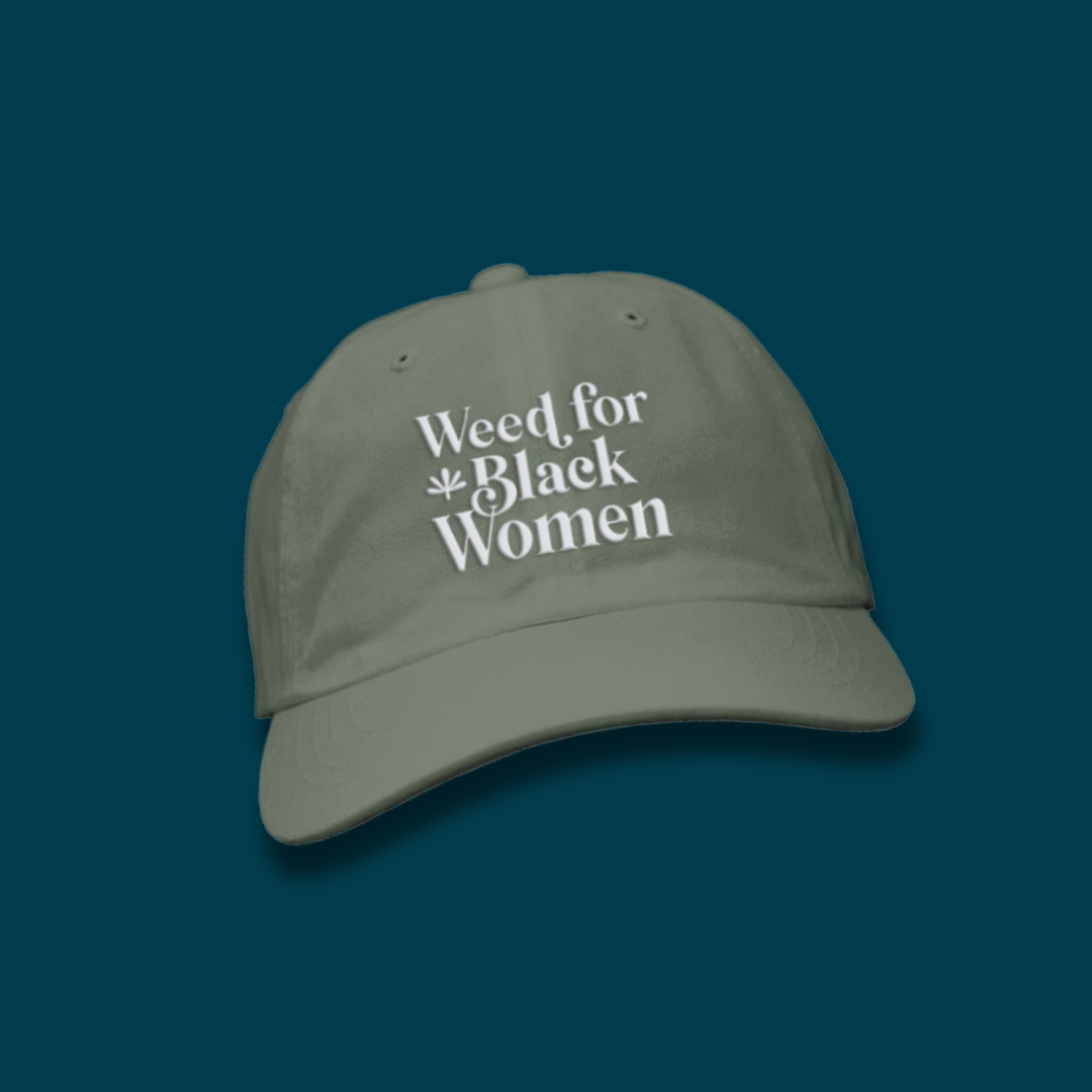 Weed For Black Women Logo Cap
