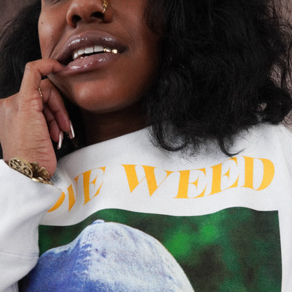 I Love Weed & Black Women Crewneck