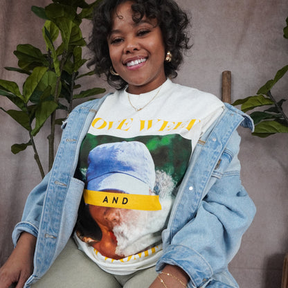I Love Weed & Black Women T-Shirt